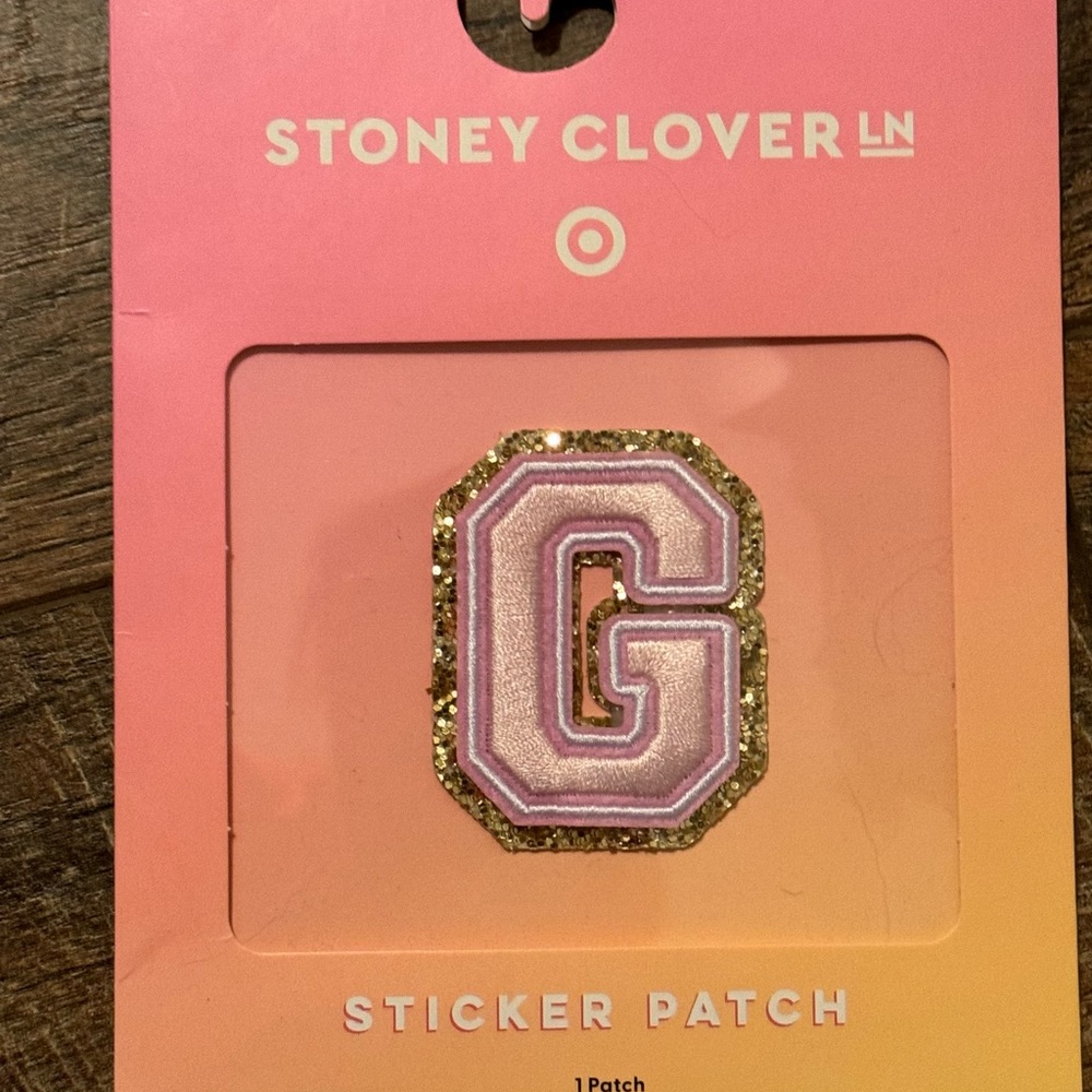 Stoney Clover Lane adhesive “G” patch
